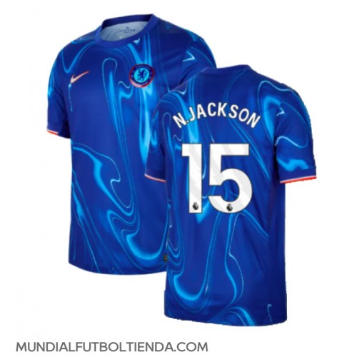 Camiseta Chelsea Nicolas Jackson #15 Primera Equipación Replica 2024-25 mangas cortas